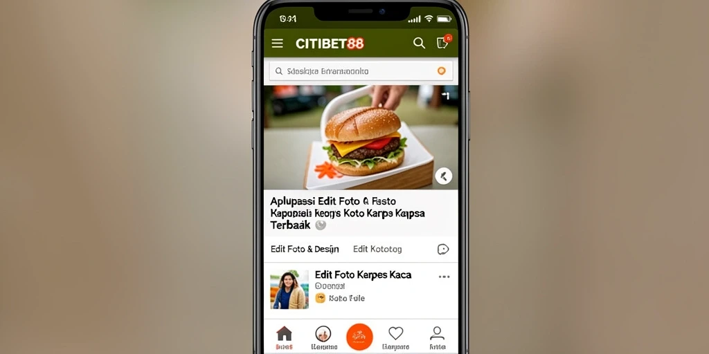 Antarmuka CITIBET88 menampilkan alat edit yang lengkap dan mudah digunakan.