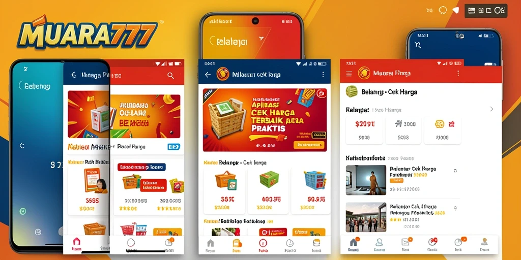 Tampilan antarmuka aplikasi Cek Harga MUARA777 yang modern dan intuitif.